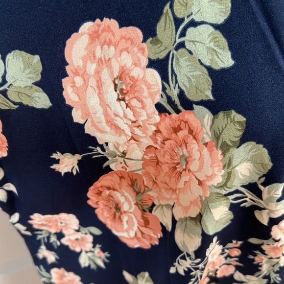 NWOT🌹EMERY ROSE Floral Print Open Front Cardigan - Picture 11 of 11